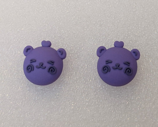 Purple Gummy Bear Thumb Grips for the Nintendo Switch/Lite/Oled