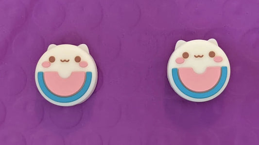 Watermelon Cat and Chocolate Bear Thumb Grips