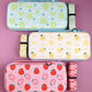 Green Lemon Patterns Portable Carrying Case