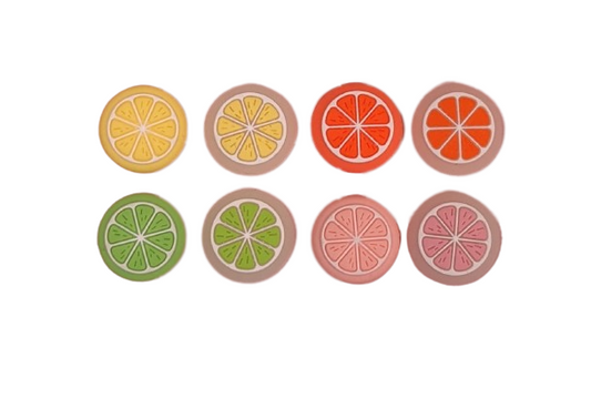 Citrus Fruit Slices - Solid and Glow-in-the-Dark Thumb Grips for the Nintendo Switch/Lite/Oled