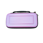 Nintendo Switch Classic and Oled Case - Carbon Fiber Texture Hard Case with Handle - Pink, Red, Blue, Silver