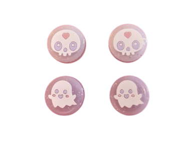 Gummy Ghost and Skull Thumb Grips