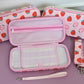 Switch Classic and Oled Case - Adorable Kawaii Strawberry Carrying Case