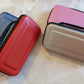 Nintendo Switch Classic and Oled Case - Carbon Fiber Texture Hard Case with Handle - Pink, Red, Blue, Silver