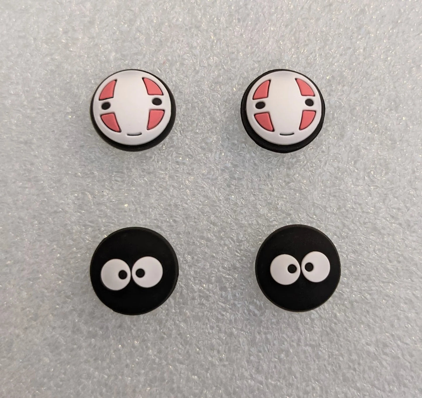 Studio Ghibli Themed Thumb Grips for Nintendo Switch/Lite/Oled Featuring Totoro, Soot Sprites, and No Face