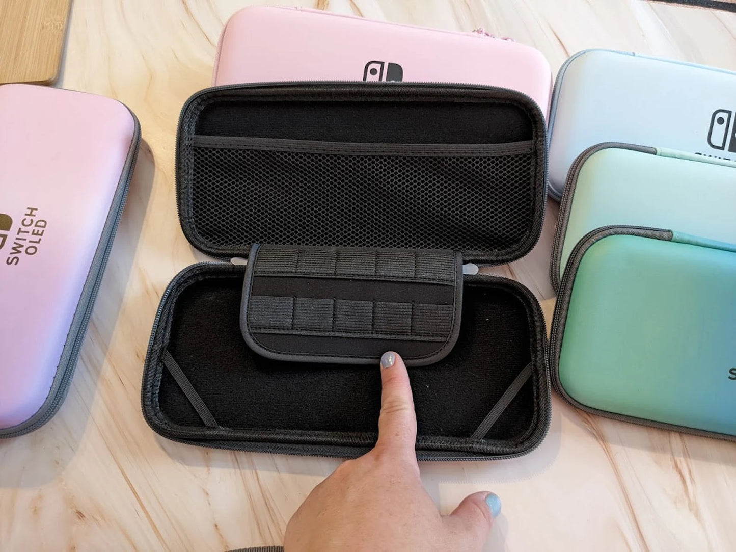 Nintendo Switch Classic and Oled Case - Beautiful Matte Finish in Soft Pastels and Gorgeous Ombres