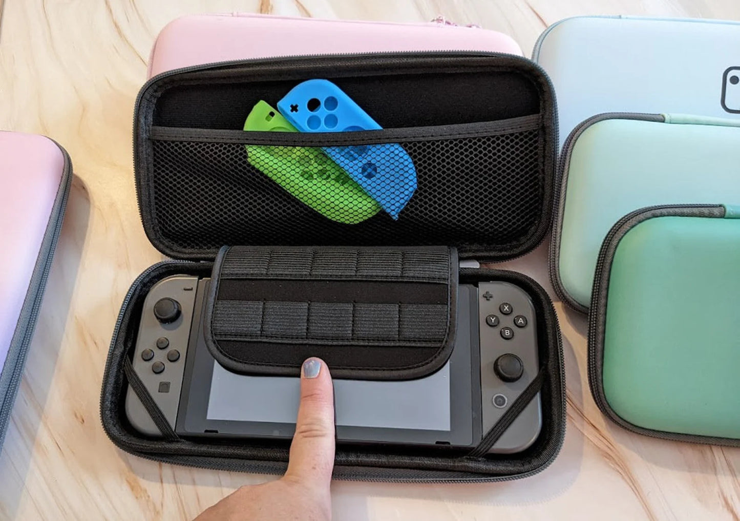 Nintendo Switch Classic and Oled Case - Beautiful Matte Finish in Soft Pastels and Gorgeous Ombres