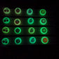 Bright Glow-in-the-Dark Strawberry Thumb Grips for Nintendo Switch/Lite/Oled