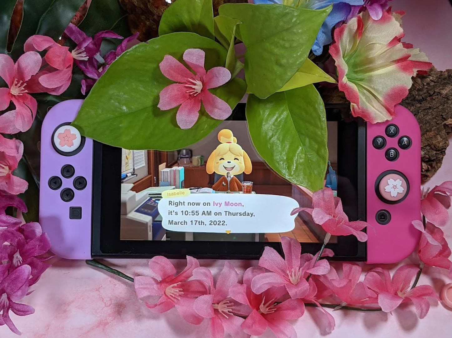 Sakura Blossom Flower Thumb Grips for the Nintendo Switch/Lite/Oled