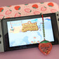 Nintendo Switch Classic and Oled Case - Adorable Kawaii Strawberry Carrying Case