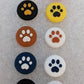 Bold Color Paw Print Thumb Grips  
