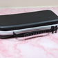Nintendo Switch Oled Case - Beautiful Black Matte Finish with White Zipper Sturdy Handle