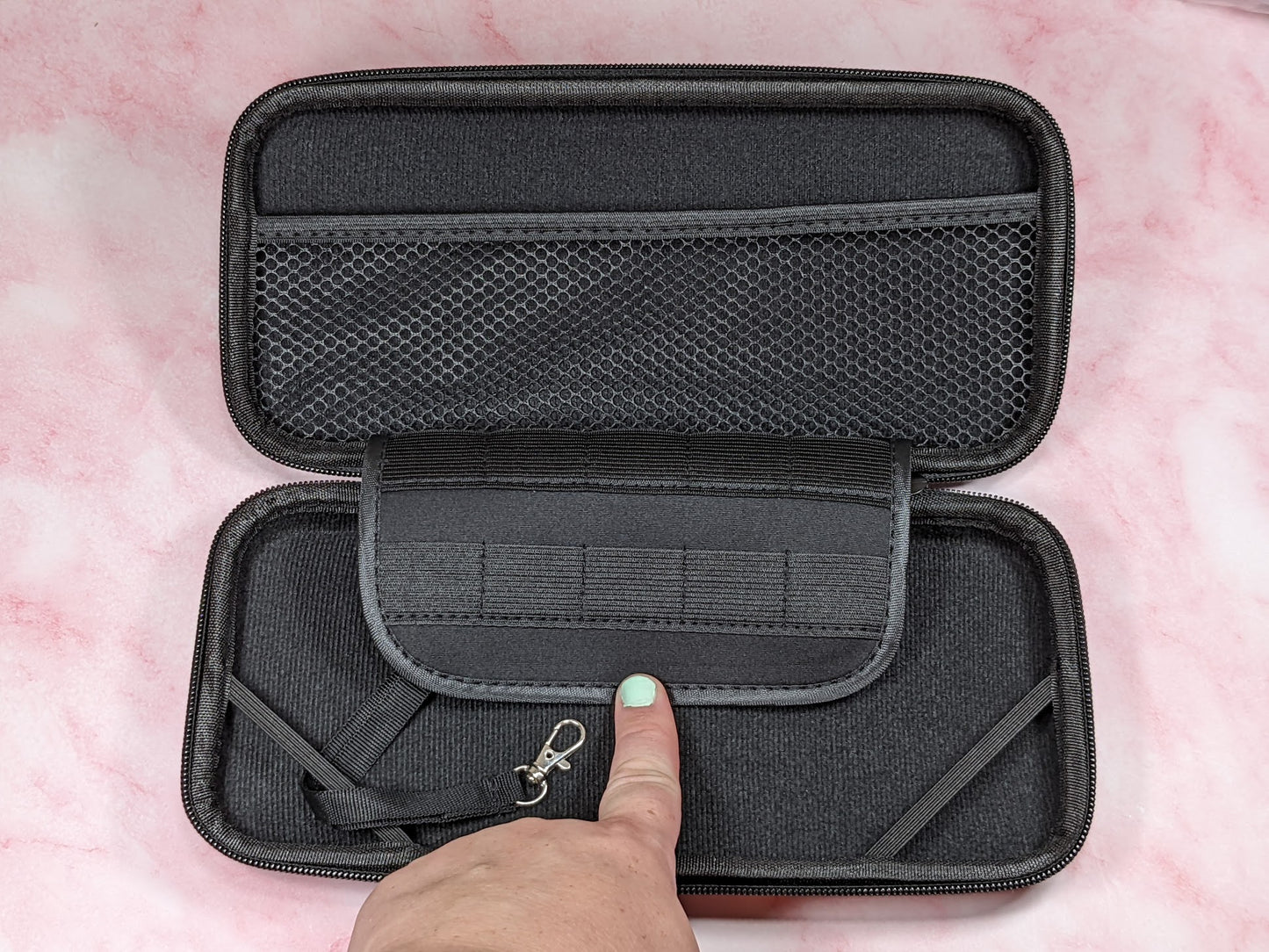 Matte Black Switch Case with Game Storage