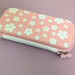 Nintendo Switch Classic and Oled Case - Double Sided Pink and White Sakura Cherry Blossom Carrying Case
