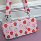 Nintendo Switch Classic and Oled Case - Adorable Kawaii Strawberry Carrying Case