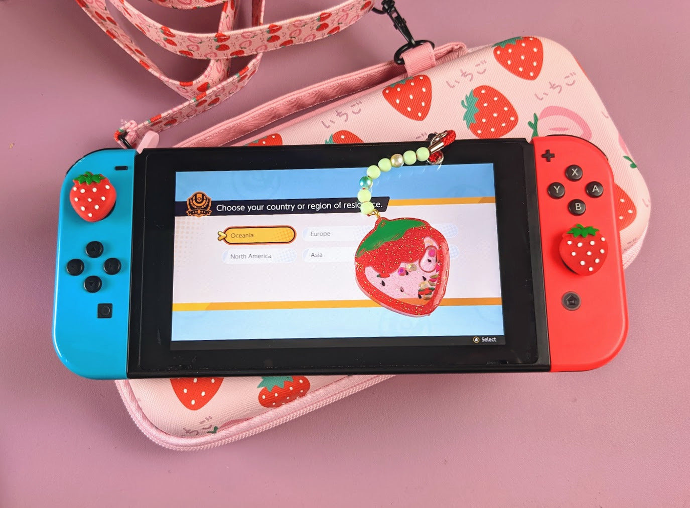 Strawberry Shaker Charm Dust Plug - Main Image