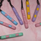Colorful Pastel Rainbow Lanyard Wrist Straps  
