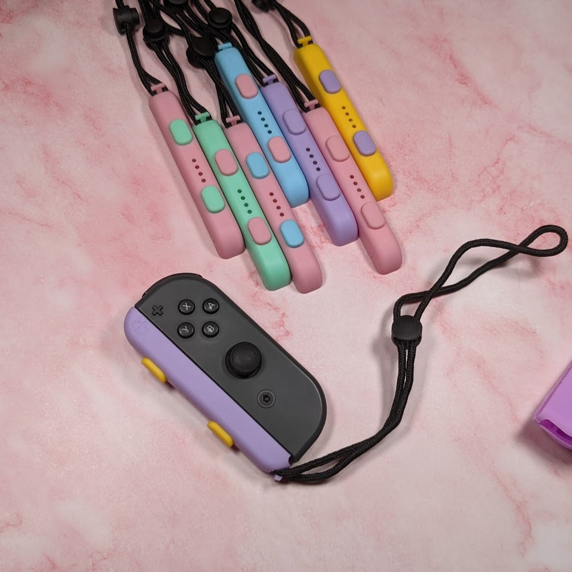 Colorful Pastel Rainbow Lanyard Wrist Straps